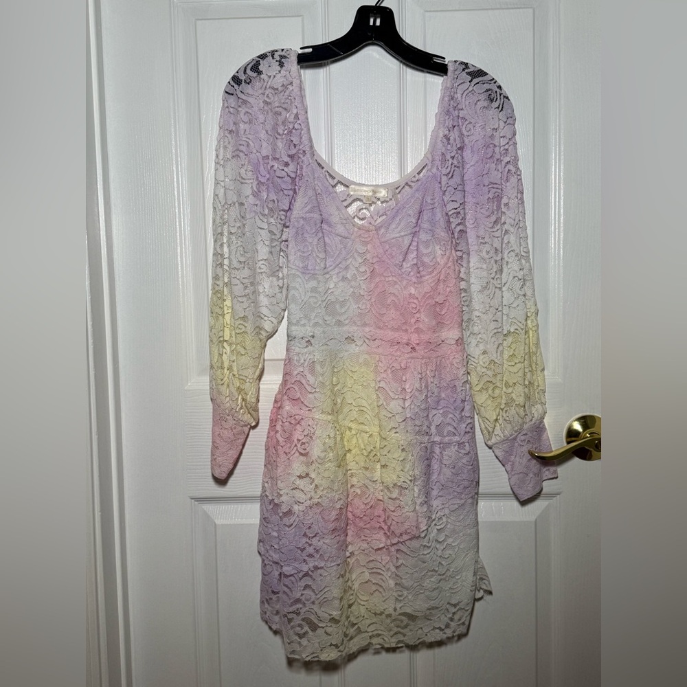 LoveShackFancy Pastel Lace Dress